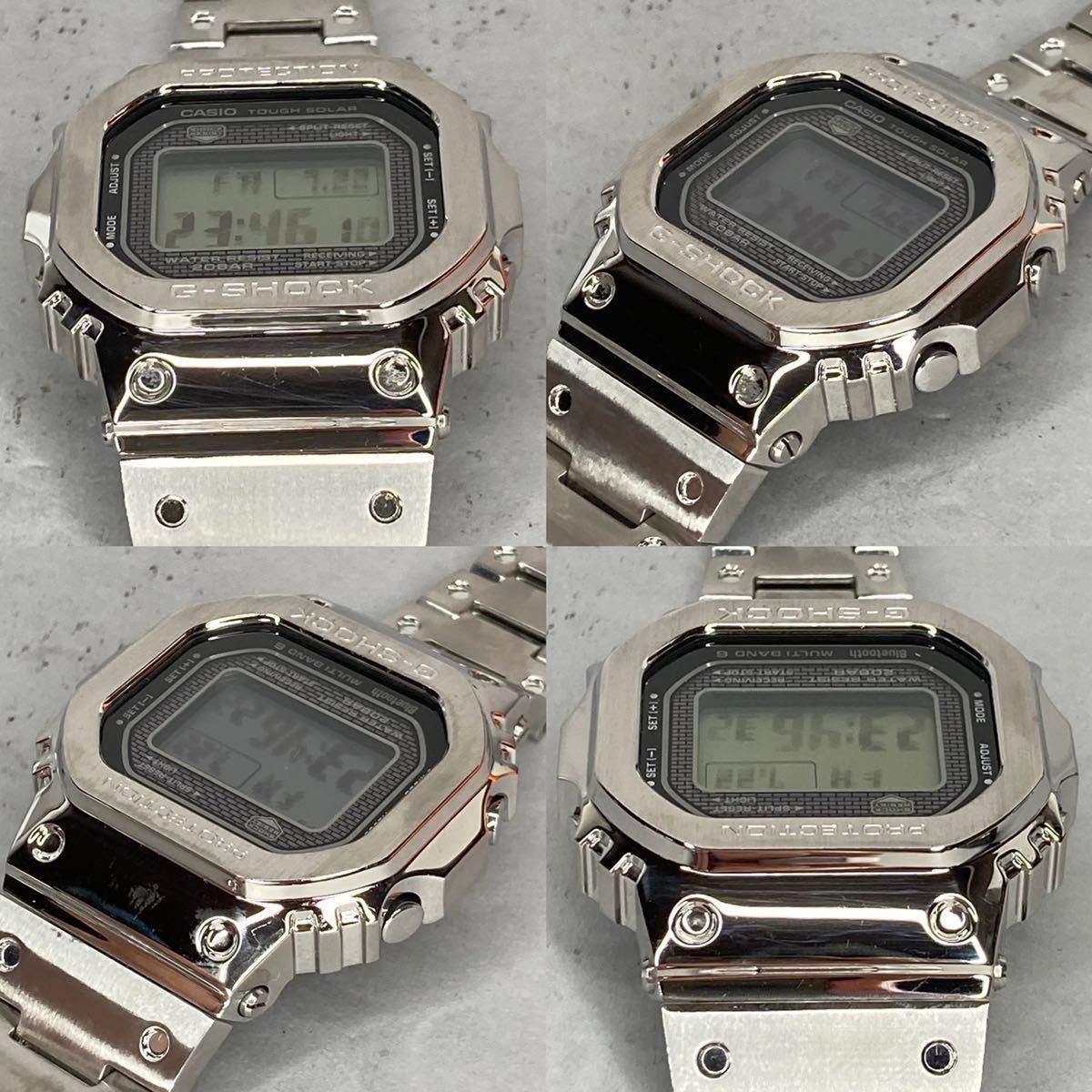 極美品G-SHOCK GMW-B5000D-1JF タフソーラー 電波受信 電波ソーラー 