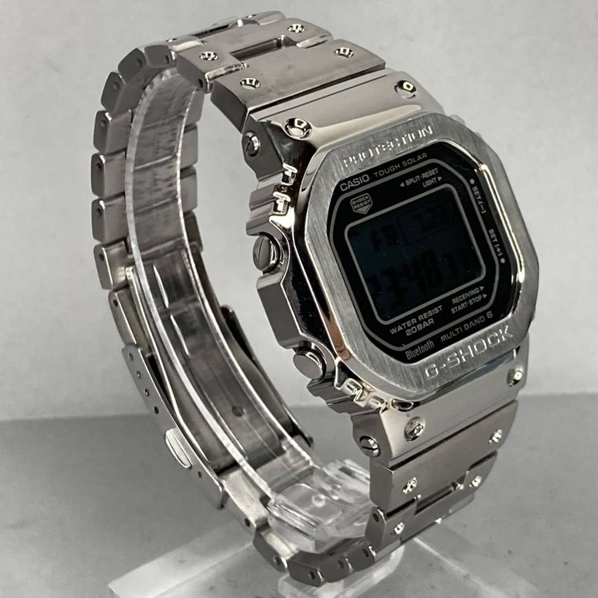 極美品G-SHOCK GMW-B5000D-1JF タフソーラー 電波受信 電波ソーラー 