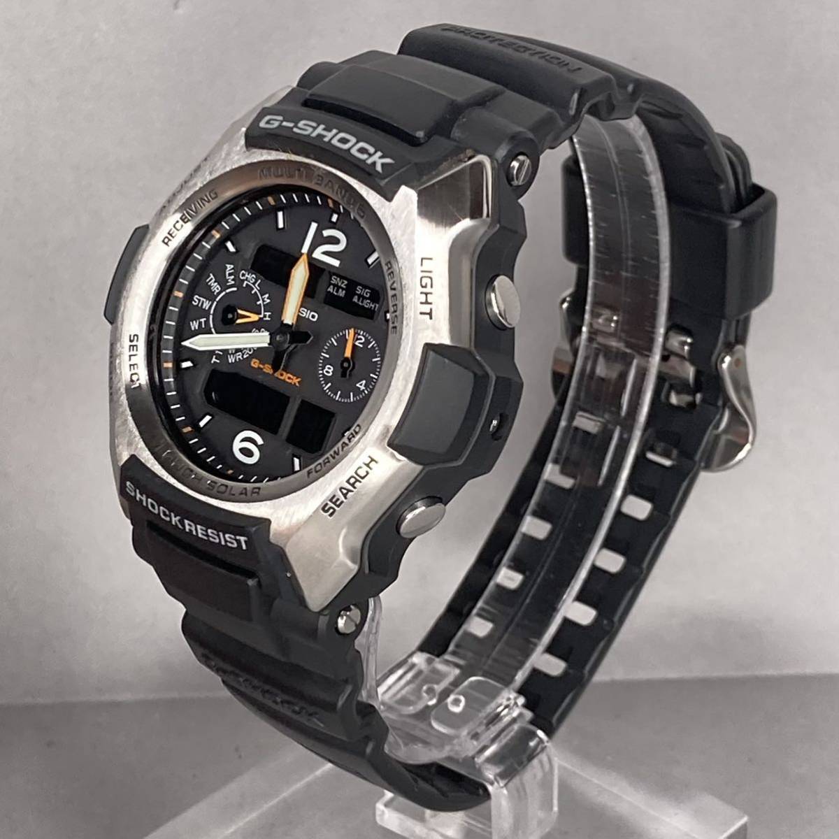 極美品 G-SHOCK GW-2500-1AJF タフソーラー 電波受信 電波ソーラー 