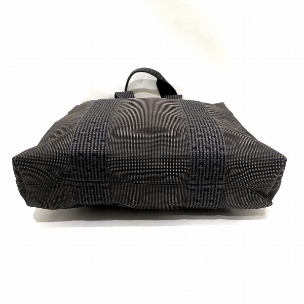 長期在庫品 エルメス エールライン カバス キャンバス グレー バッグ