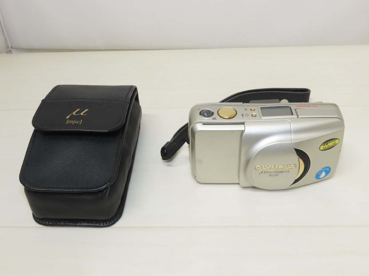 【ジャンク】OLYMPUS μ [mju:] ZOOM 115 DELUXE ☆ジャンク OLYMPUS μ [mju:] ZOOM115 DELUXE オリンパス フィルム