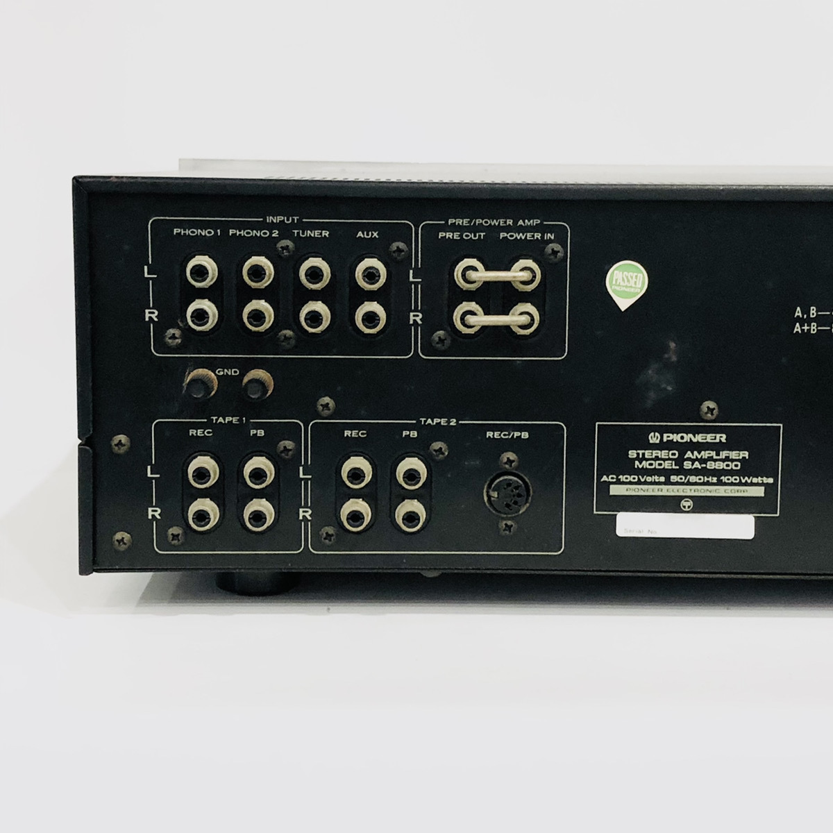 Pioneer パイオニア　SA-8800 TX-8800 プリメインアンプ 美品／動作品 PIONEER SA-8800 プリメインアンプ【1259】
