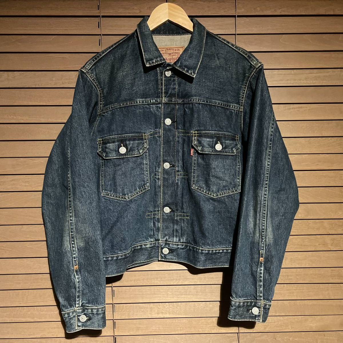 リーバイス507 2nd ビックE デニムジャケットGジャン復刻40