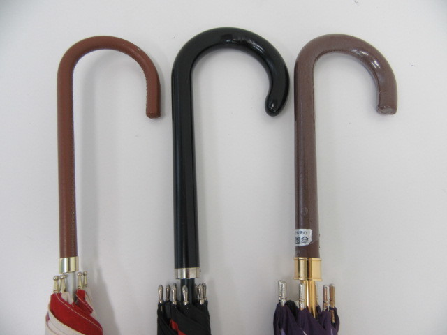 9033NTZ6◎SONIA RYKIEL ソニアリキエル チェリー柄など レトロ調長傘