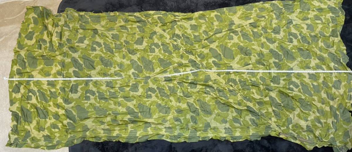 米軍 パラシュート 沖縄米軍実物 レア ダックハンター 端切れ 中古