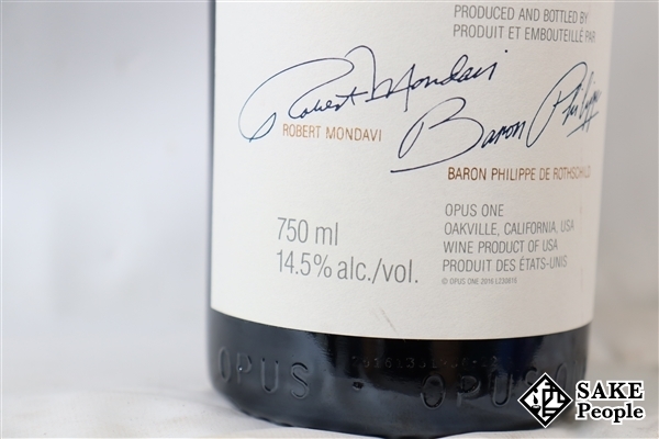 □注目! オーパス・ワン 2014 750ml 14.5% アメリカ 赤 750ml 0