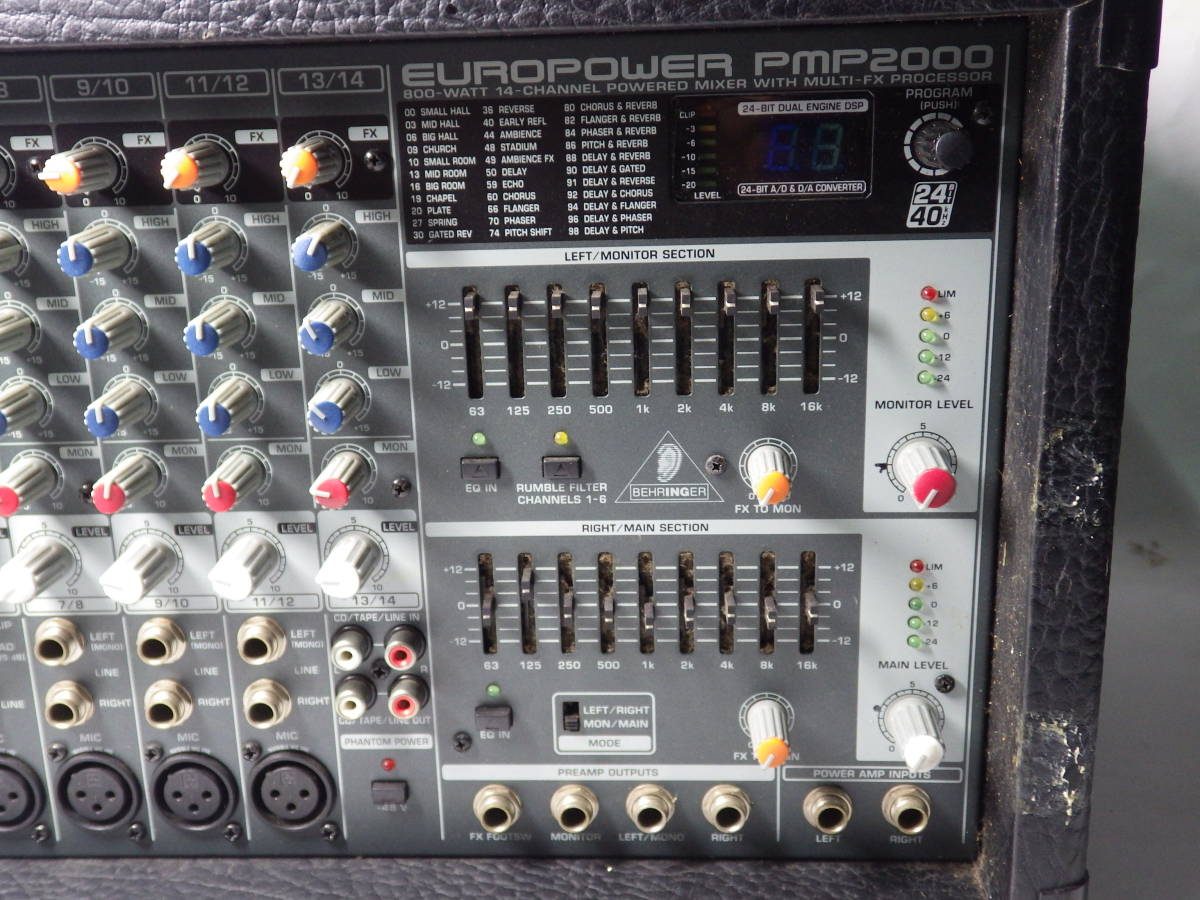 EUROPOWER PMP2000 パワードミキサー 【公式通販】