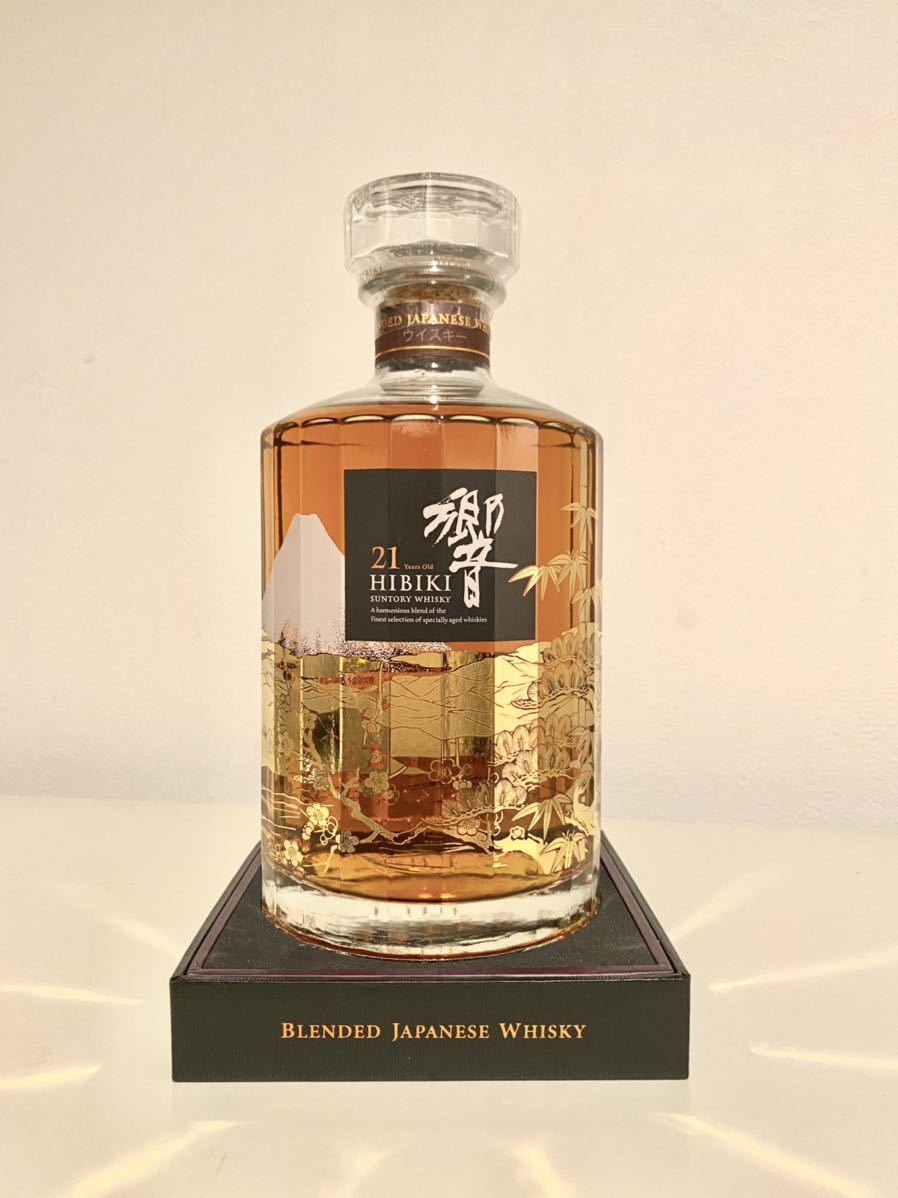 数量限定，新作】 サントリー SUNTORY 響21年 意匠ボトル〈花鳥風月 