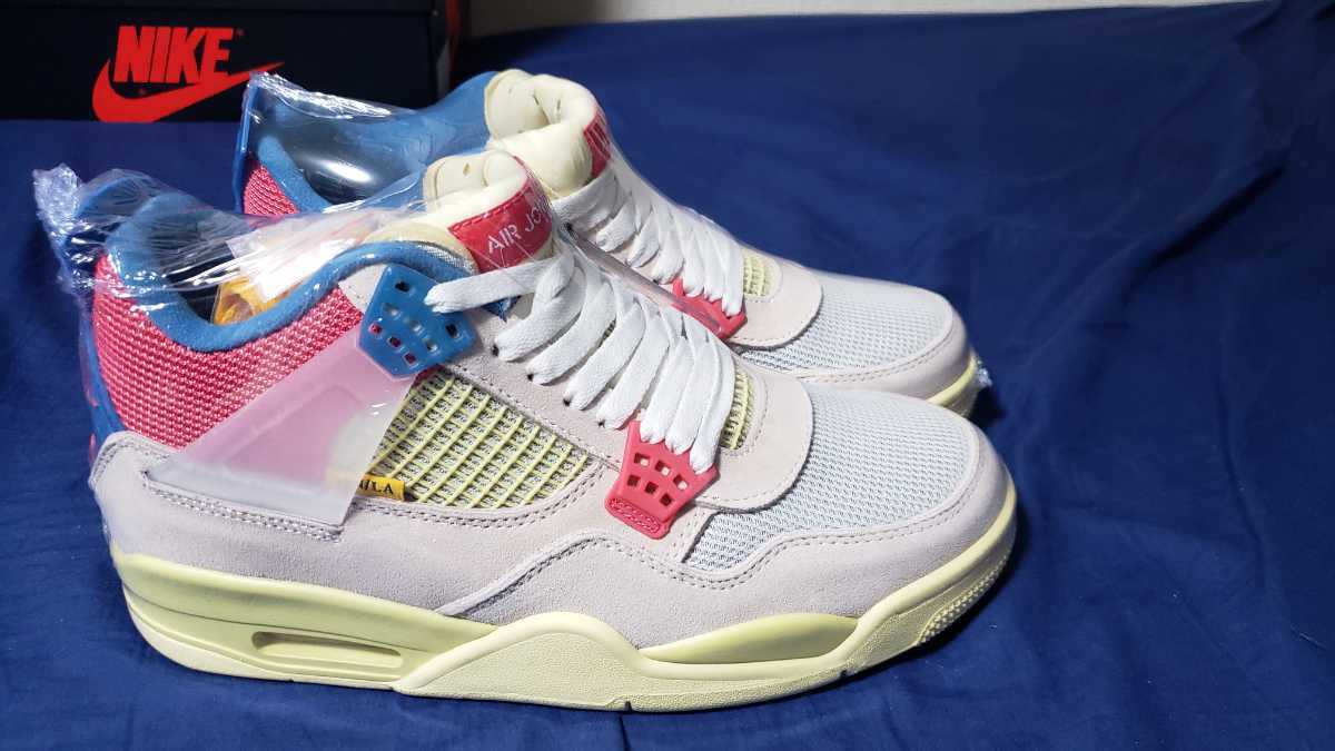 NIKE UNION JORDAN 4 GUAVA Jordan 0 Union Fail Kicks DC9533