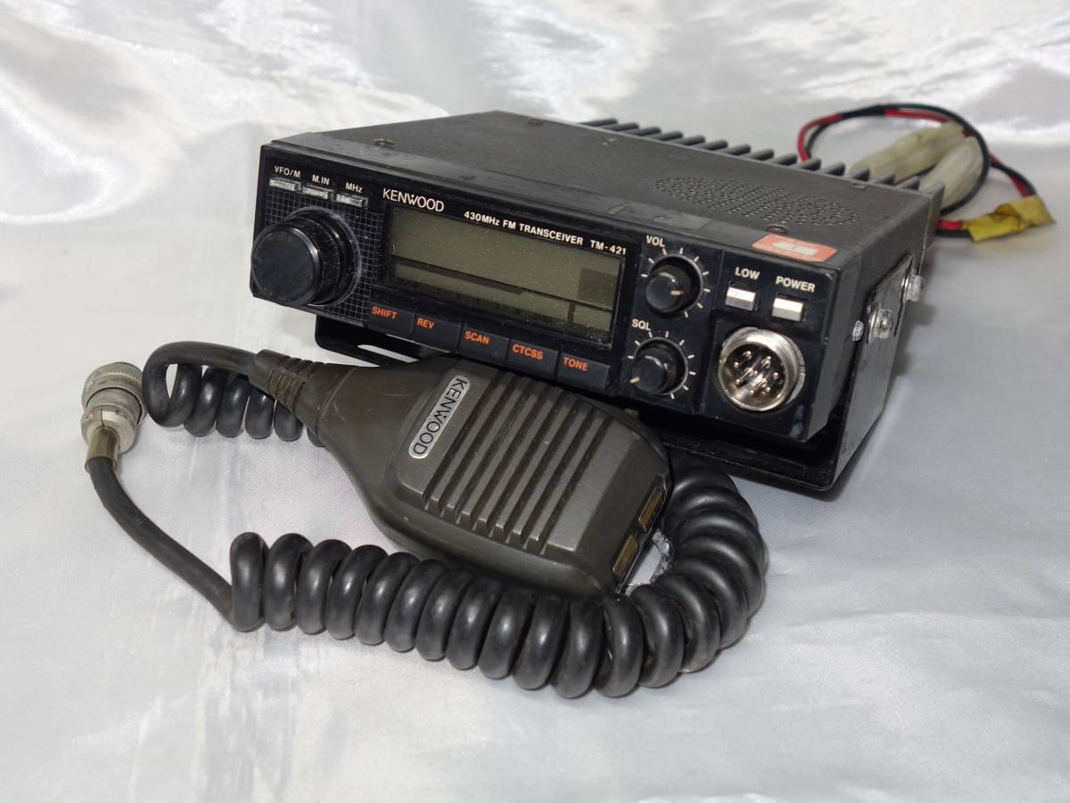 KENWOOD TM-421S 430MHz FM TRANSCEIVER ジャンク Kenwood - 430MHz TM