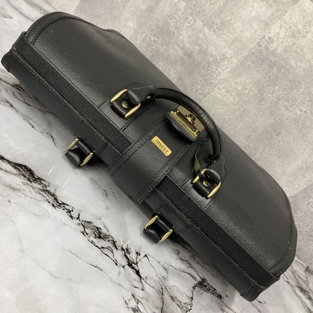 1円〜 美品 ジャンフランコフェレ メンズ ダレスバッグ オールレザー 