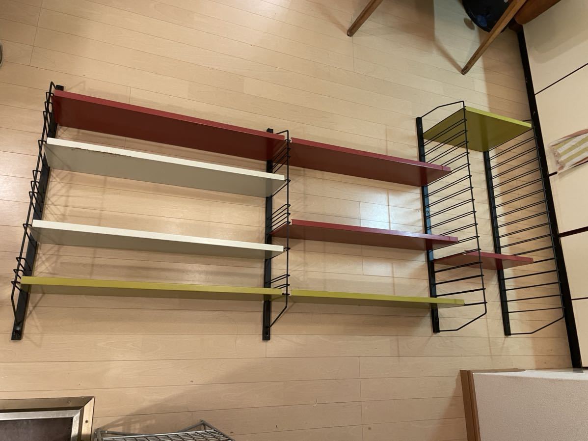 希少品】TOMADO社ウォールシェルフ ビンテージ オランダ製/トマド北欧