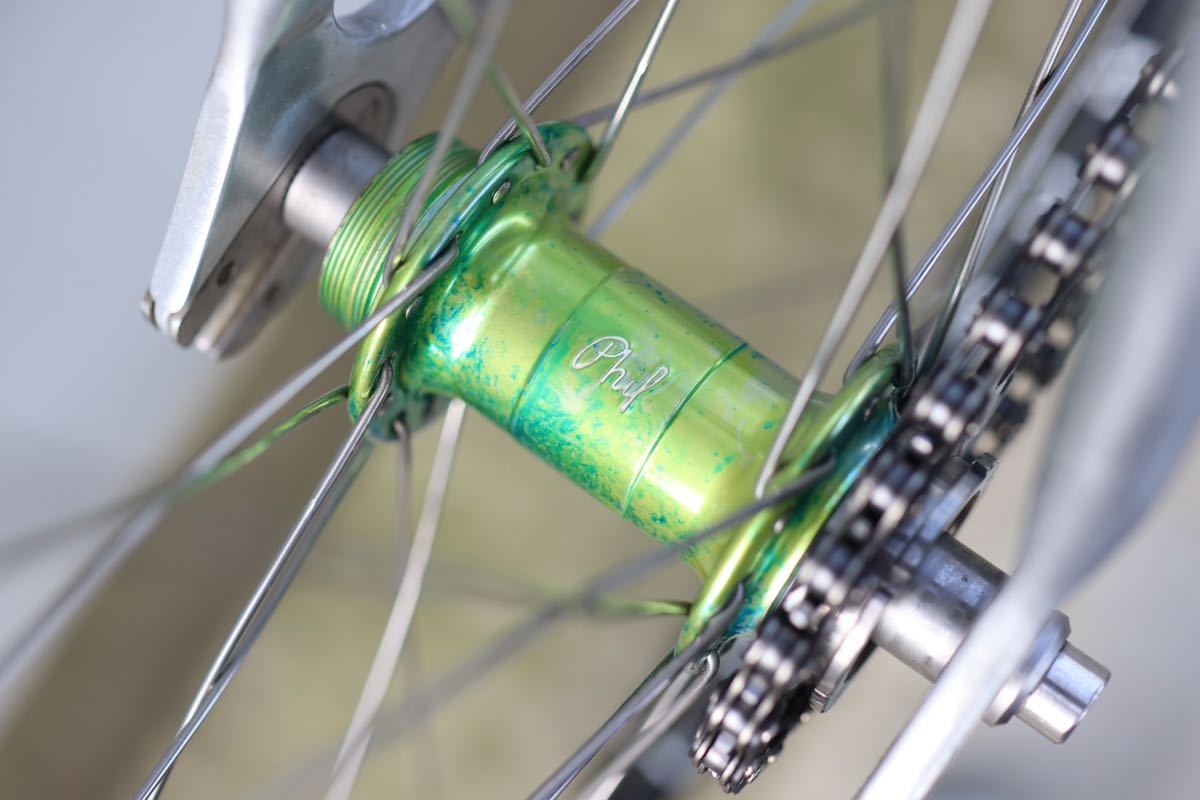 限定 MASH Hub x PHILWOOD ピスト ホイール 前後 セット LEADER BIKE 