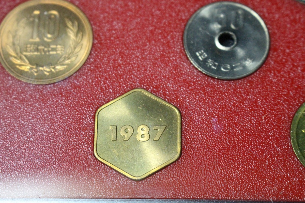 5dP06857D】☆昭和62年プルーフ☆1987年☆特年ミントセット☆額面666円