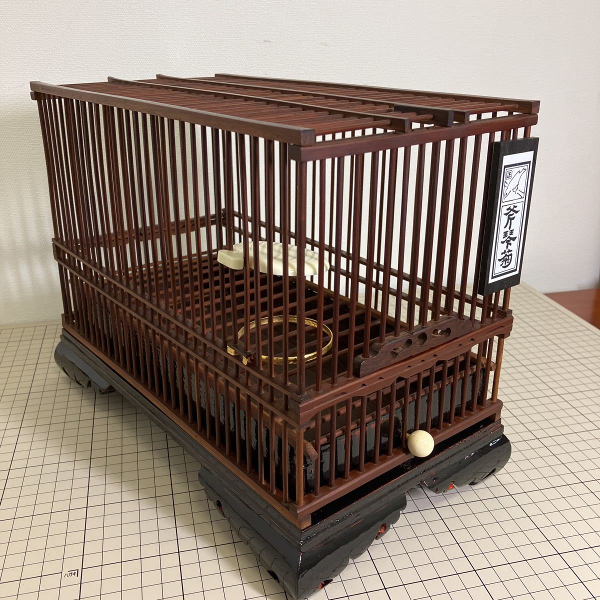 メジロ籠 鳥籠 150年物 未使用品 名人籠 メジロ籠 鳥籠 150年物 未使用