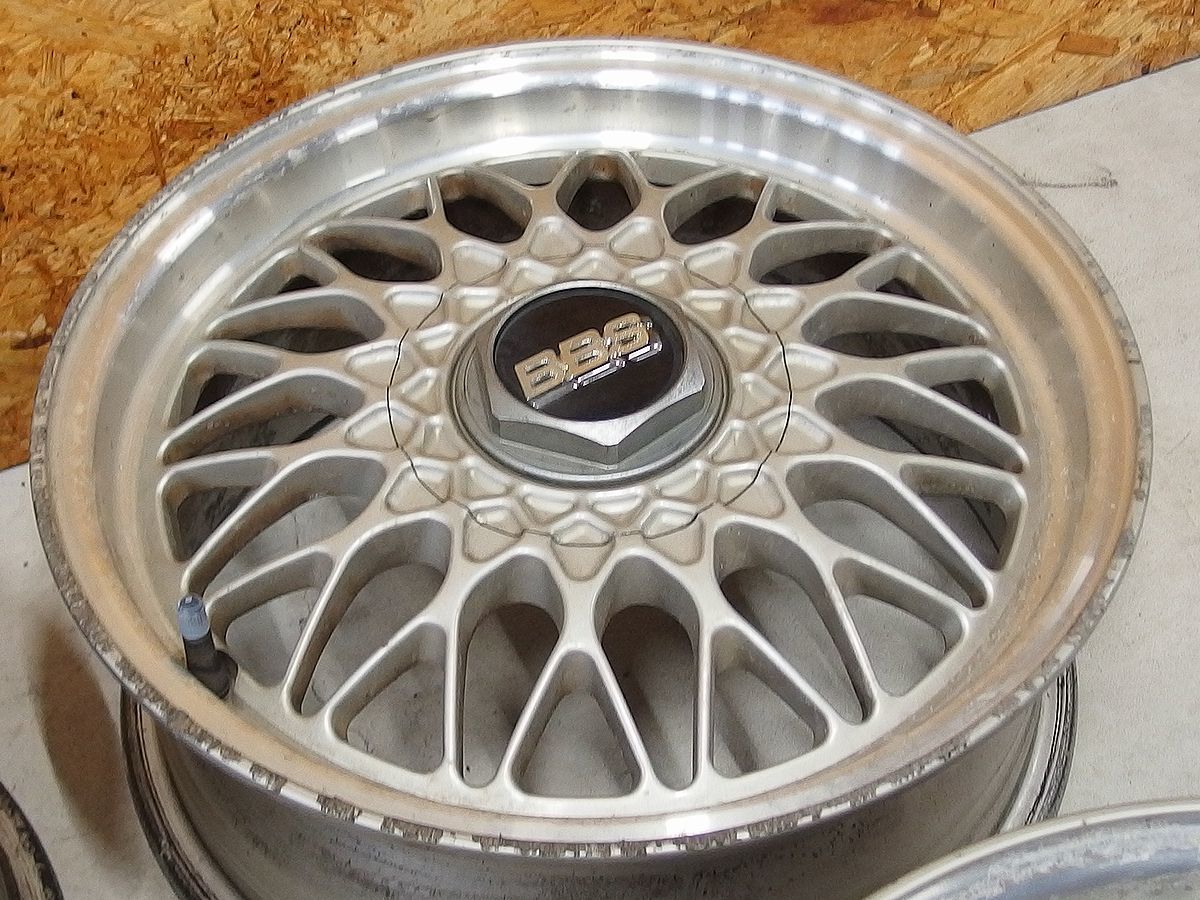 BBS GESCHMIEDET GERMANY 鍛造 メッシュ 6JJ×15インチ PCD 100 4H 15 
