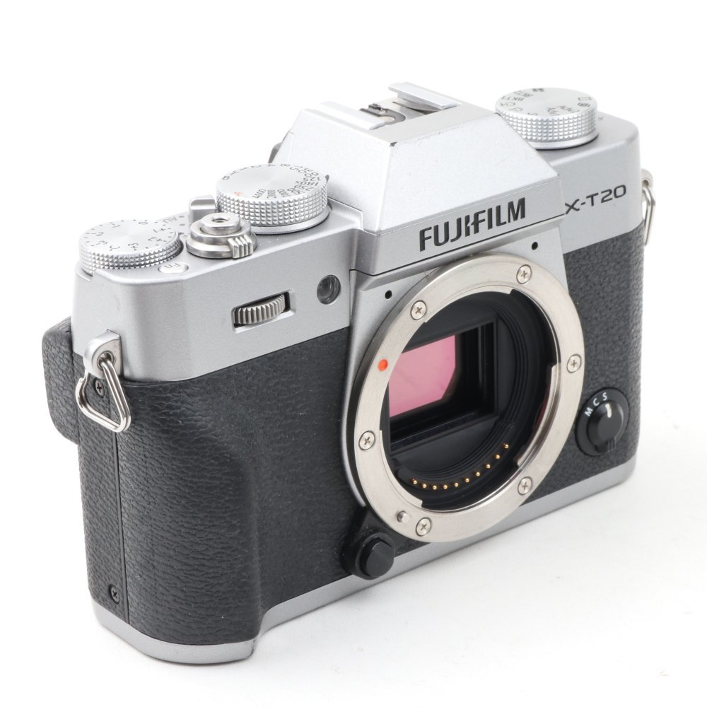 FUJIFILM ミラーレス一眼 X-T20 ボディ シルバー X-T20-S デジタル