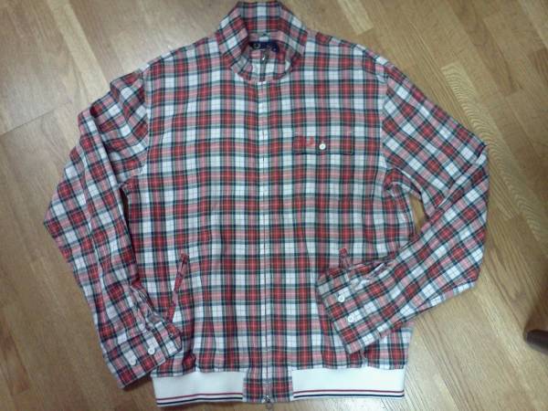 FRED PERRY Wジップ チェックジャケット M(実質L) ,フレッド・ペリー 