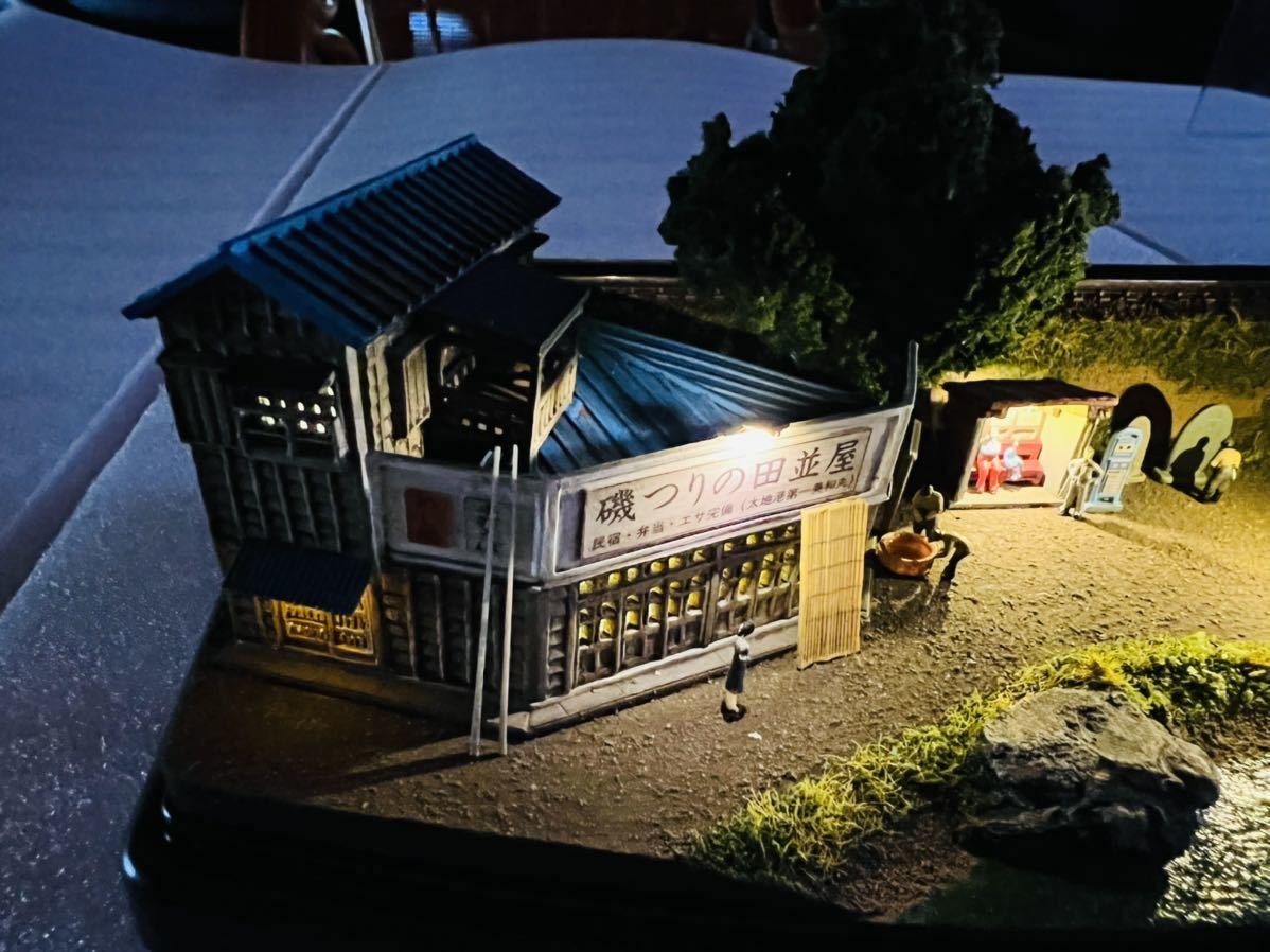 最安値，100%新品 ジオラマ完成品 ライトアップ LED 昭和情景クリアケース(建築物)｜売買されたオークション情報、yahooの商品情報をアーカイブ公開 - オークファン 建築物