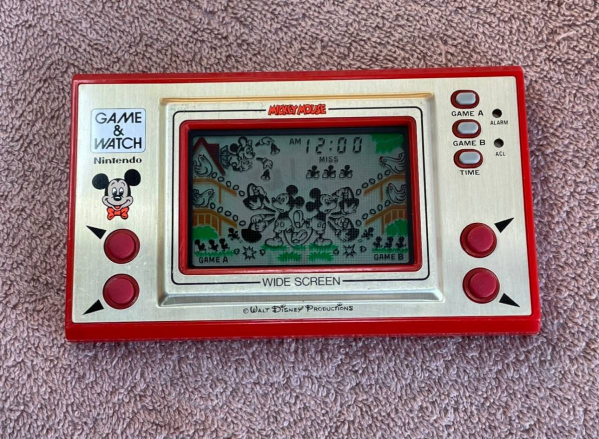 WIDE SCREEN ミッキーマウス ゲームウォッチ