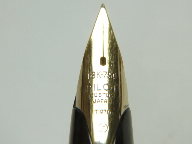 パイロット PILOT エリート 万年筆 ブラック Elite 18K 70s 18K-750