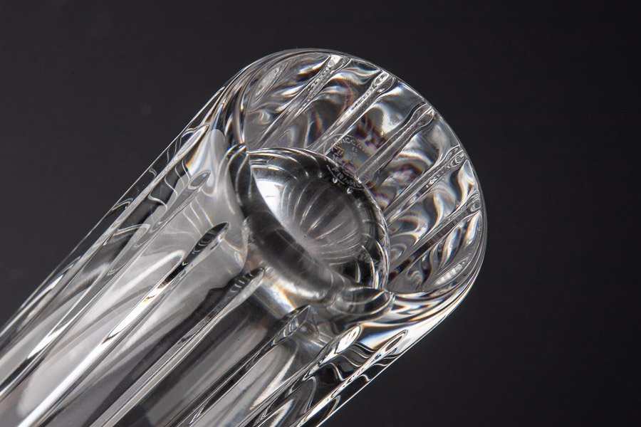 Baccarat バカラ ハーモニー ビゾー 花瓶 花器　箱付 Baccarat】『 バカラ クリスタル ガラス ハーモニー ビゾー フラワー