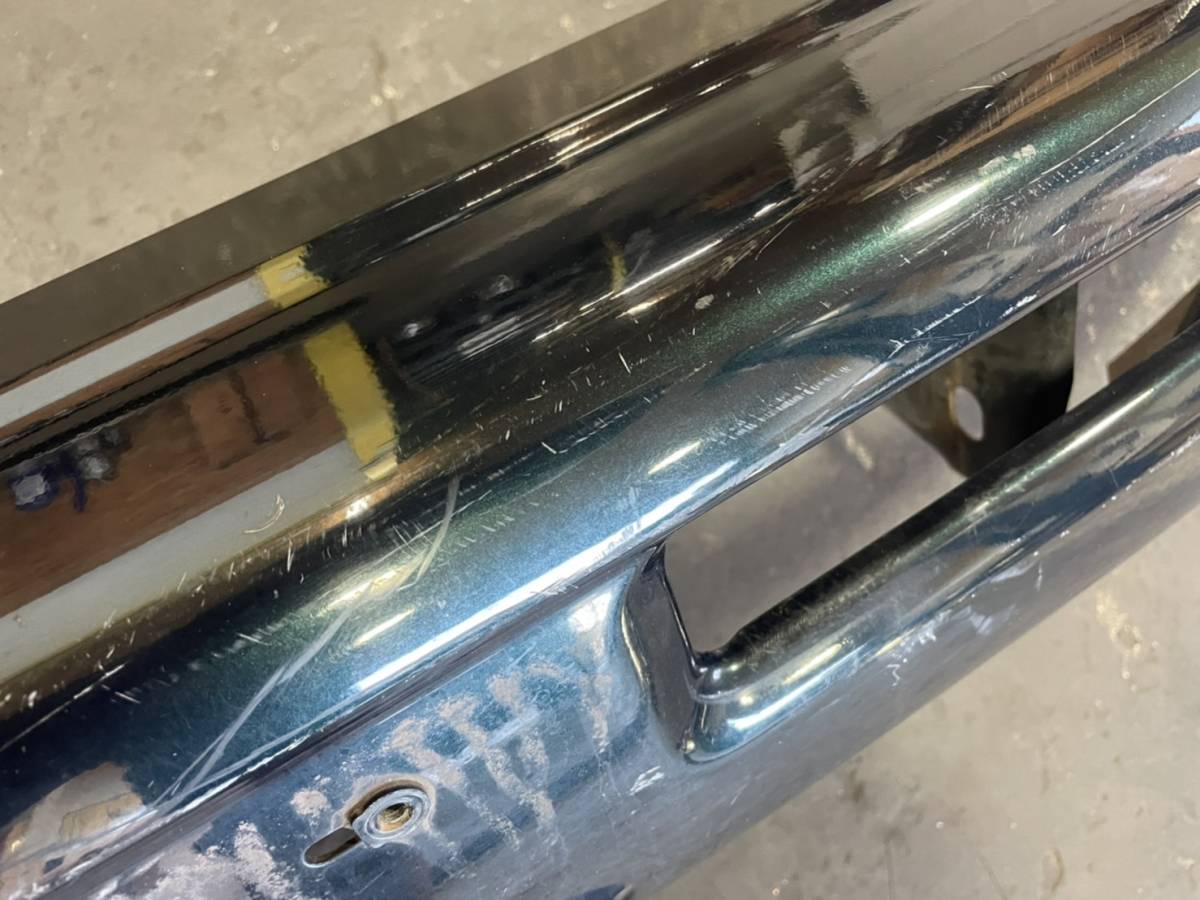ランクル80 純正フロントバンパー 中古 1台分 純正グリーン 四駆 