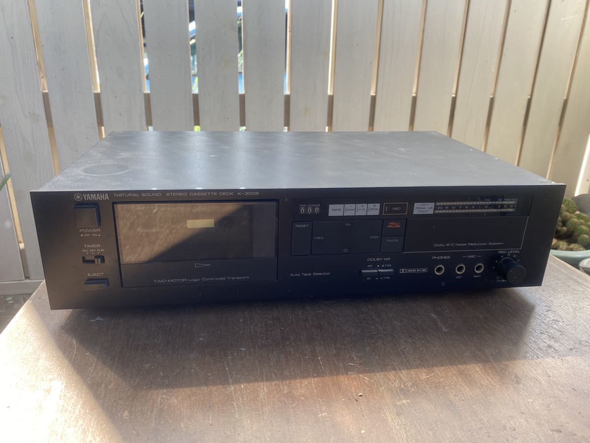 YAMAHA カセットデッキ ヤマハ K-300B K-300B ヤマハ YAMAHA 120v 20w 60hz