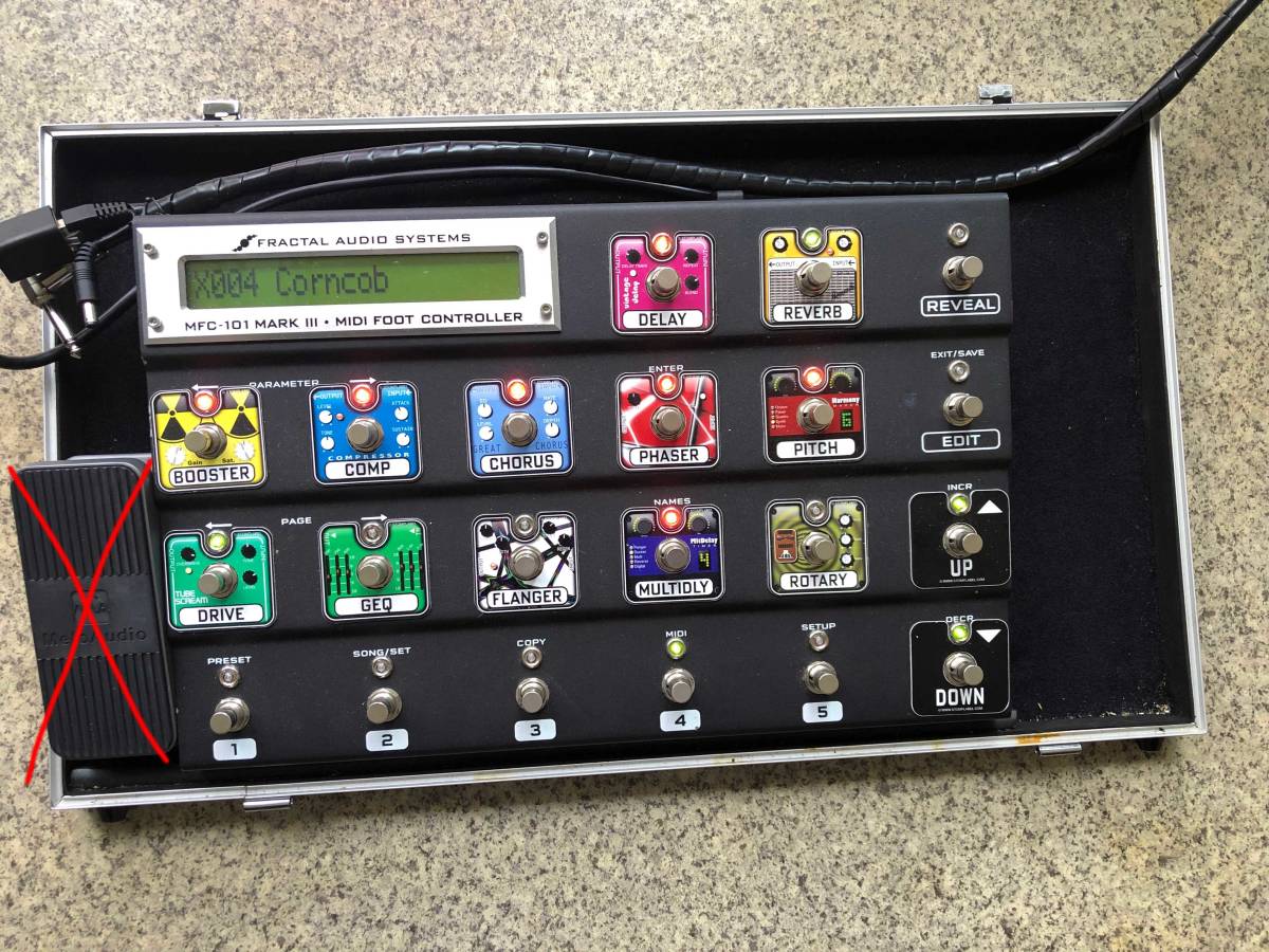 MFC-101 Fractal Audio Controller MIDI Foot Systems Mark - II III I