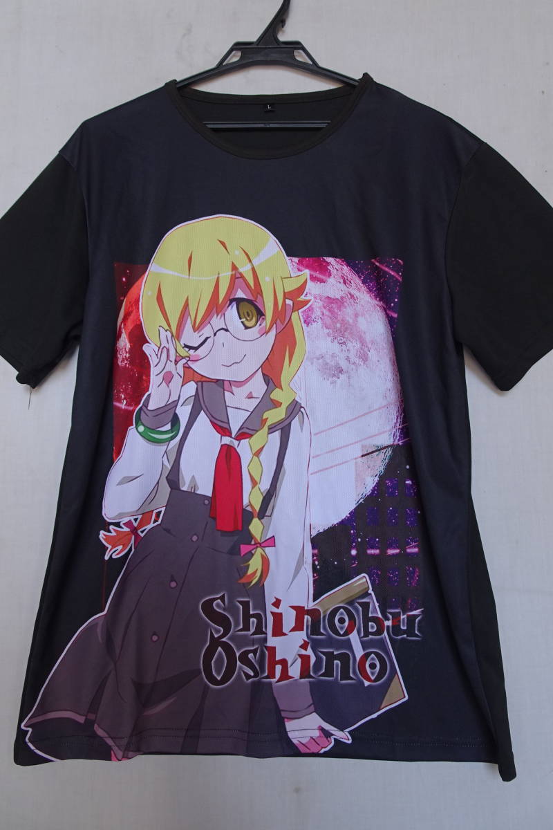 物語 シリーズ 半袖tシャツ 速乾性素材 フロントプリント 忍野忍 Shinobu Oshino キャラクター アニメ 黒 ブラック Lサイズ 8 5r イラスト キャラクター 売買されたオークション情報 Yahooの商品情報をアーカイブ公開 オークファン Aucfan Com
