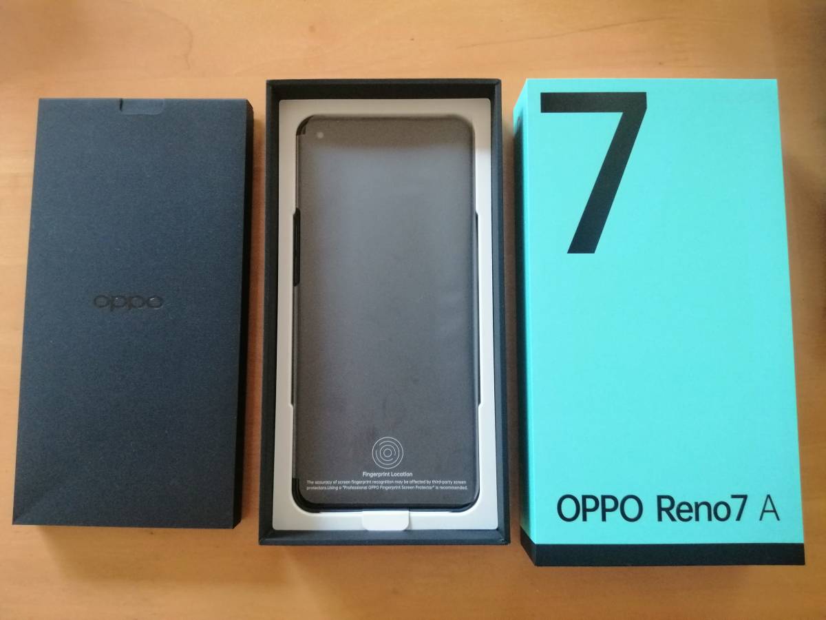 OPPO　Reno7 A 色：スターリーブラック　OPG04　新品　送料無料