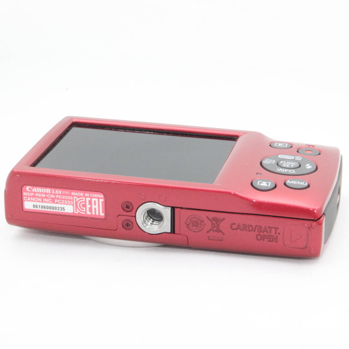 Canon デジタルカメラ IXY200 レッド #2208025 0 IXY レッド 20MP IXY
