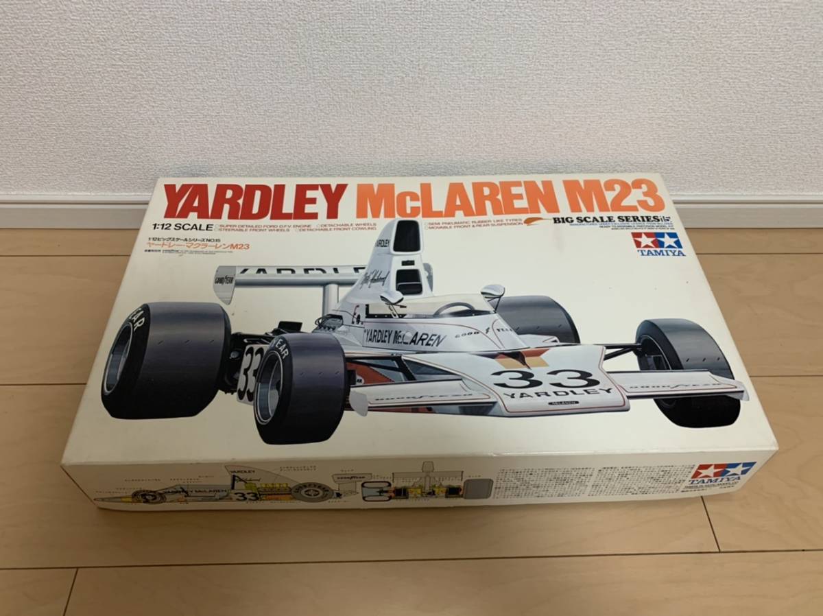 タミヤ 1/12SCALE プラモデル ヤードレーマクラーレンM23 F1 未組立品 
