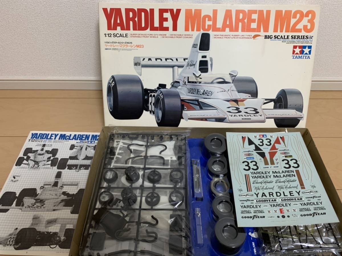 タミヤ 1/12SCALE プラモデル ヤードレーマクラーレンM23 F1 未組立品 