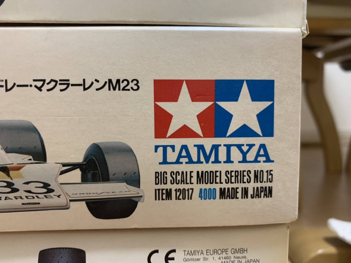 タミヤ 1/12SCALE プラモデル ヤードレーマクラーレンM23 F1 未組立品 