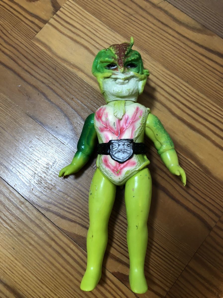 ソフビ 仮面ライダー 旧バンダイ 昭和レトロ 当時物 サラセニアン 当時
