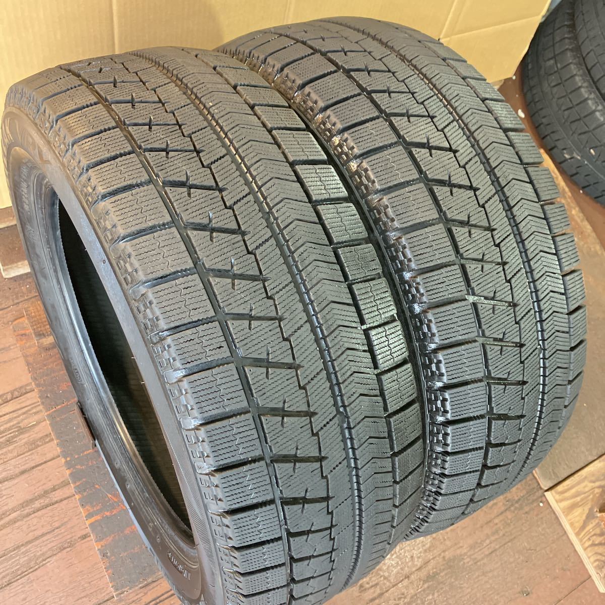 けっこう良いスタッドレス 215/55R17 2本／BS VRX 8分 2018年 送料込16000