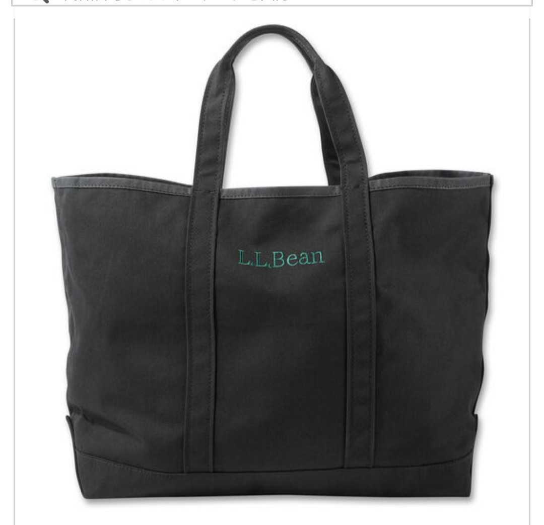 安い，豊富な L.L.bean グローサリートート バック エルエルビーン エコバッグ ブラック black(トートバッグ)｜売買されたオークション情報、yahooの商品情報をアーカイブ公開 - オークファン トートバッグ