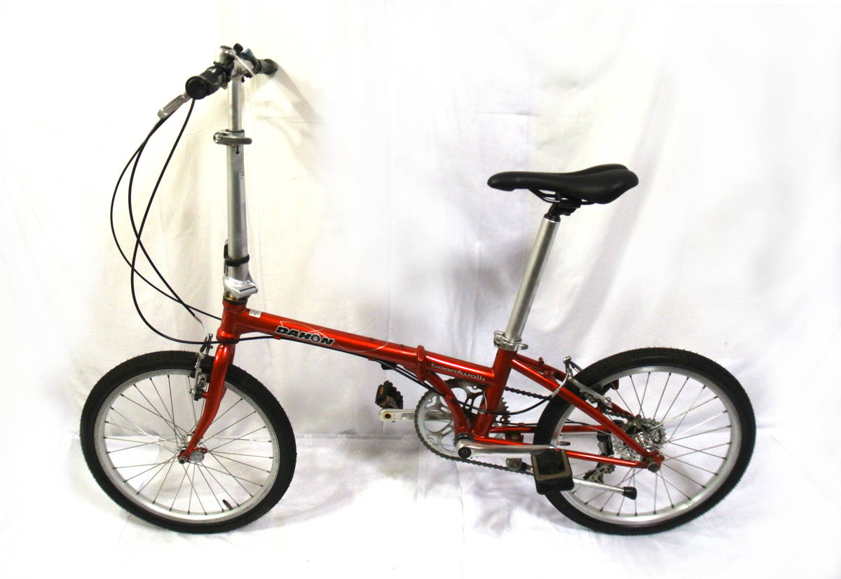 8-017 ☆ 1円～【DAHON】 ※ 折り畳み boardwalk 4130 SHIMANO 7速 20 