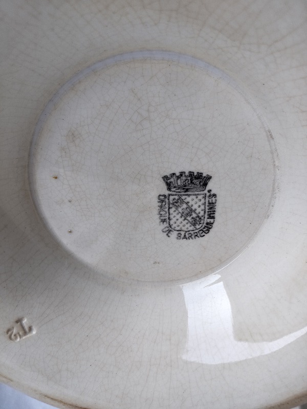 フランスアンティーク　サルグミンヌのスーピエール　陶器　セール フランスアンティーク サルグミンヌのスーピエール 陶器 セール