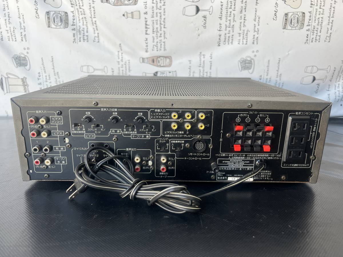 パイオニア Pioneer カラオケ ミキシングアンプ SA-V20Ⅱ Pioneer