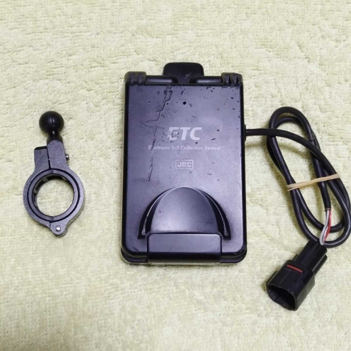 専用バイク ETC JRC JRM-12 クランプ付き 【公式通販】