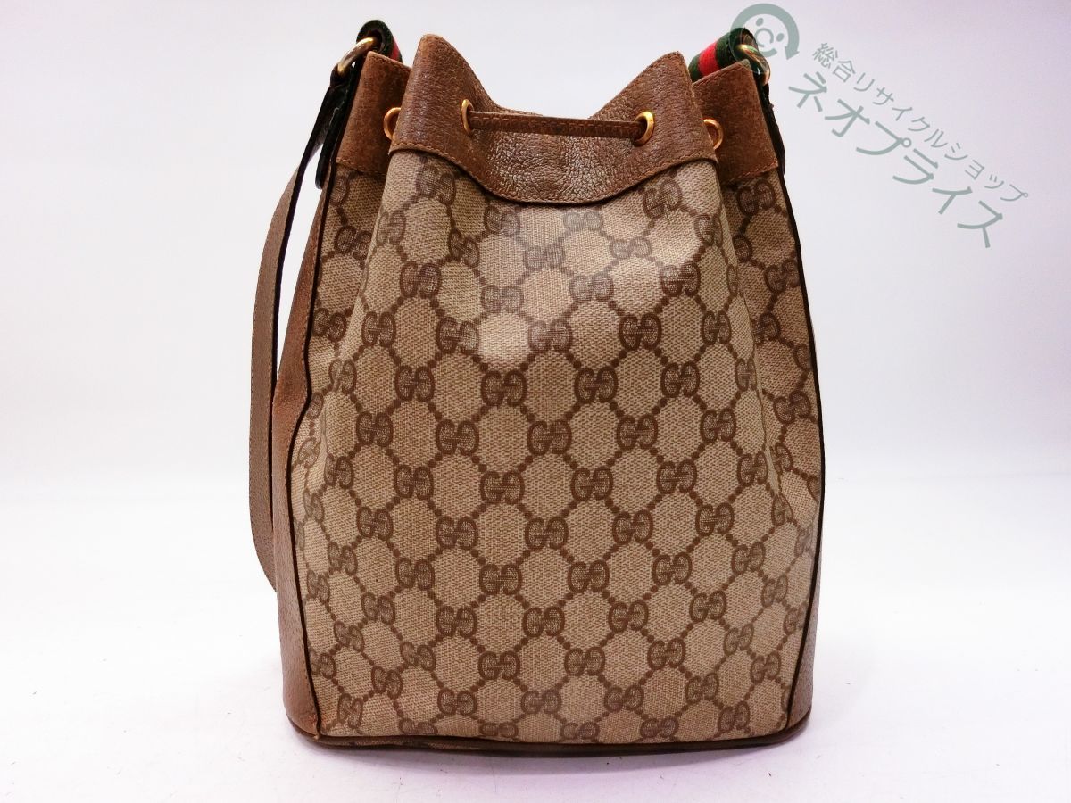 シェリーライン PVC グッチ GUCCI GGスプリーム レザー ブラウン 