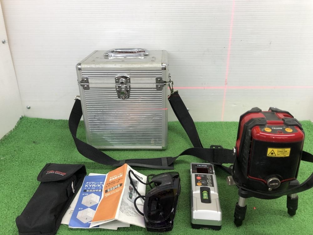 【限定SALE，人気】 001 おすすめ商品 Tajima タジマ 矩 横レーザー墨出器 AXT-KY 矩 横タイプ 未校正 精度不明 箱ロック部分故障(光学測定器)｜売買されたオークション情報、yahooの商品情報をアーカイブ公開 - オー 光学測定器