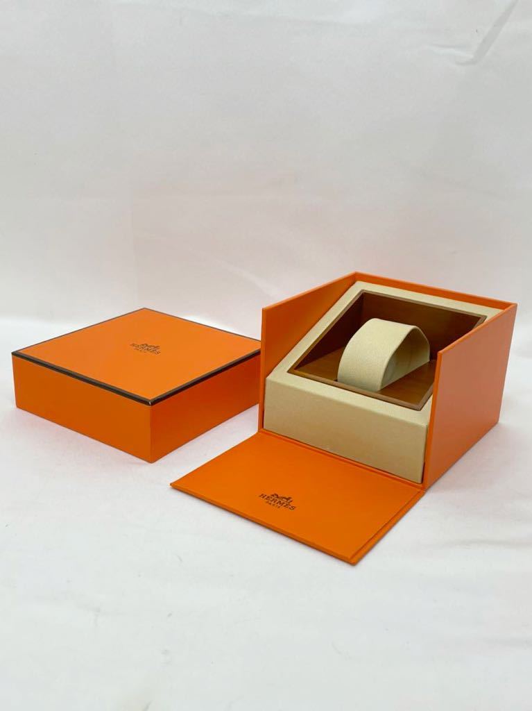 安いセール時期 T0805 HERMES/エルメス 腕時計ケース 空き箱 オレンジ