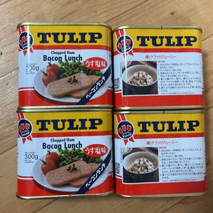 送料無料 24缶 340g Tulip チューリップ ポークランチョンミート うす塩味 沖縄でｓｐａｍスパムと並ぶ人気商品 ポークおにぎり Www Superfestas Com Br