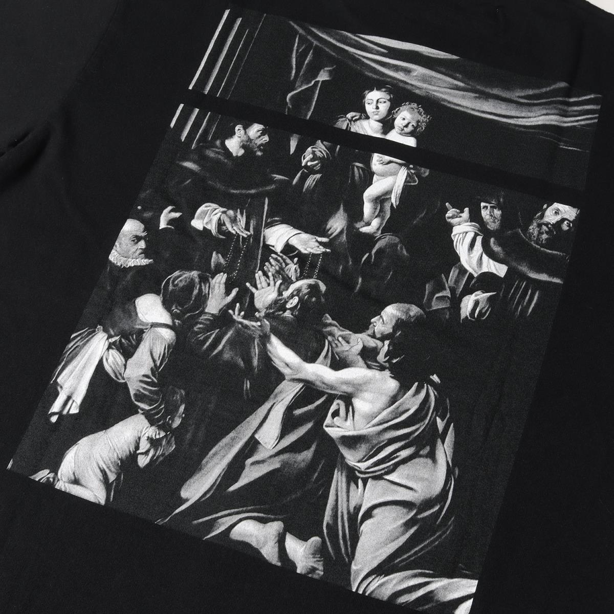 新品 OFF-WHITE オフホワイト Tシャツ 絵画 プリント レイヤード 