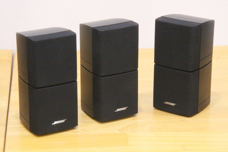 送料込み】 BOSE ダブルキューブ型 サテライトスピーカー 3個 BOSE