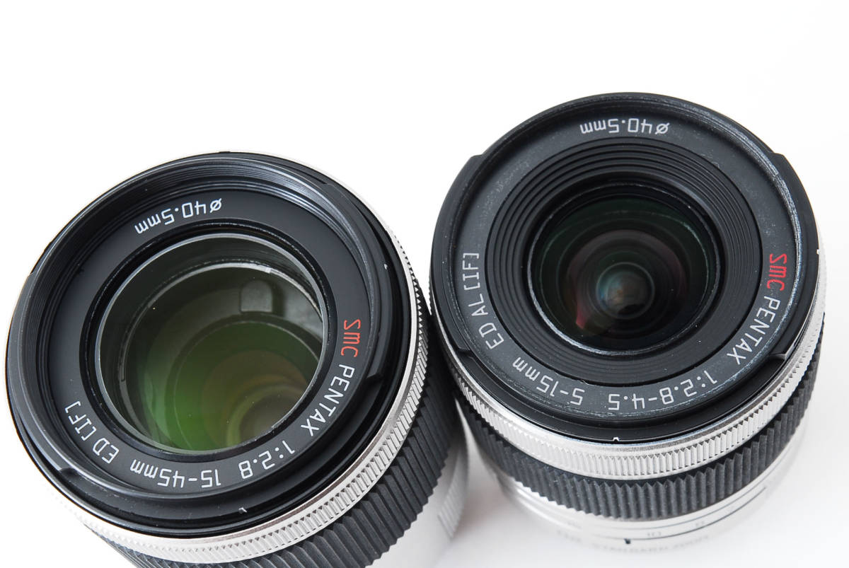 ☆美品☆ PENTAX ペンタックス Q7 02 06 ダブルズームキット #6870