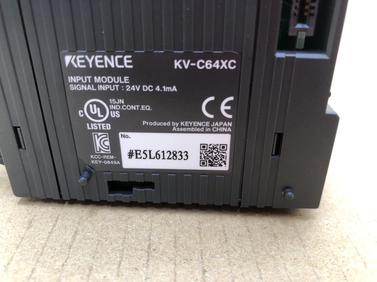 KEYENCE キーエンス シーケンサ KV-C64XC 4個インプットモジュール
